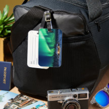 Aurora borealis über Winterkabine