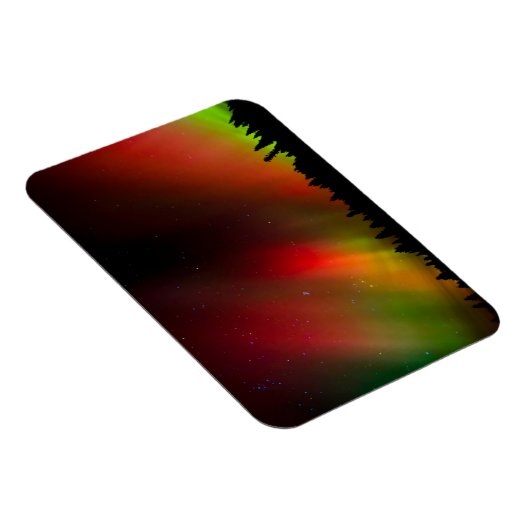 Aurora Borealis und Bäume Magnet (Rechte Seite)