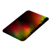Aurora Borealis und Bäume Magnet (Linke Seite)