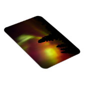 Aurora Borealis und Bäume Magnet (Rechte Seite)