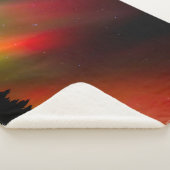 Aurora Borealis und Bäume Sherpadecke (3/4)