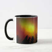 Aurora Borealis und Bäume Tasse (Links)
