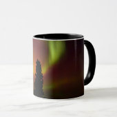Aurora Borealis und Bäume Tasse (VorderseiteRechts)