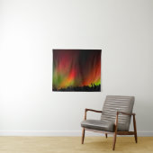 Aurora Borealis und Bäume Wandteppich (Beispiel (Horizontal))