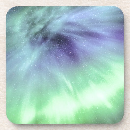 Aurora Borealis Untersetzer (Vorderseite)