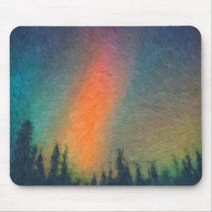 Aurora Borealis Van Gogh Mousepad