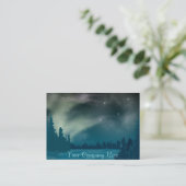 Aurora Borealis Visitenkarte (Stehend Vorderseite)