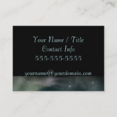 Aurora Borealis Visitenkarte (Rückseite)