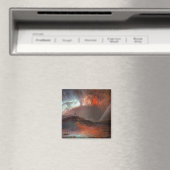 Aurora Borealis von Frederic Edwin Church Magnet (In Situ (Geschirrspüler))