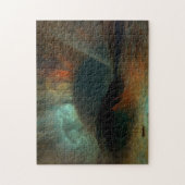 Aurora Borealis von Frederic Edwin Church Puzzle (Vertikal)
