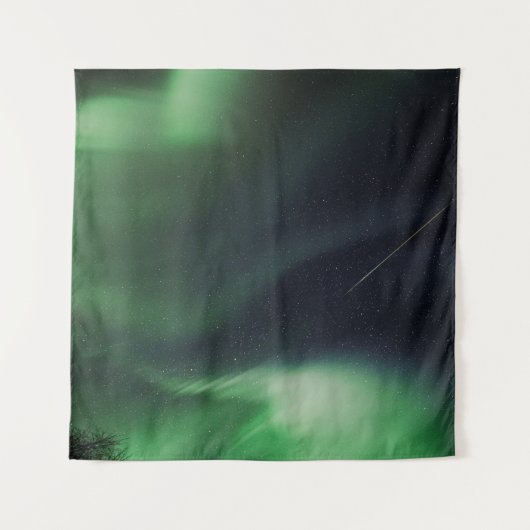 AURORA BOREALIS WÄHREND DER NACHT WANDTEPPICH (Vorderseite (Horizontal))