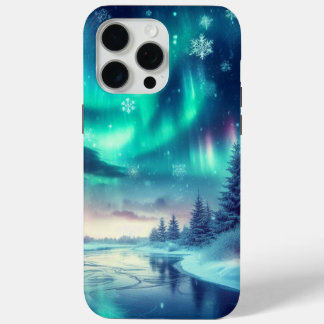 aurora borealis/Weihnachten/Winter Case-Mate iPhone Hülle