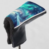 aurora borealis/Weihnachten/Winter Golf Headcover (3/4 Vorderseite)