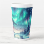 aurora borealis/Weihnachten/Winter Milchtasse (Vorderseite)