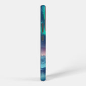 aurora borealis/Weihnachten/Winter Samsung Galaxy Hülle (Rechte Seite)