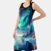 aurora borealis/Weihnachten/Winter Schürze (InSitu)