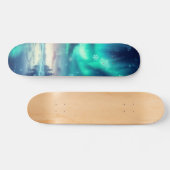 aurora borealis/Weihnachten/Winter Skateboard (Horizontal)