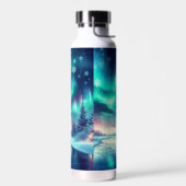 aurora borealis/Weihnachten/Winter Trinkflasche (Links)