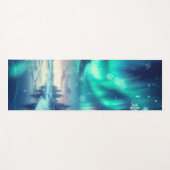 aurora borealis/Weihnachten/Winter Yogamatte (Vorderseite (Horizontal))