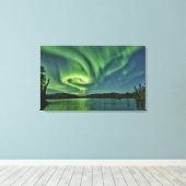 AURORA BOREALIS WRAPPED CANVAS LEINWANDDRUCK (Insitu (Holzboden))