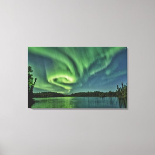AURORA BOREALIS WRAPPED CANVAS LEINWANDDRUCK (Vorderseite)
