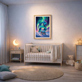 Aurora-Brief B Poster | Nordlichter Kunstprint