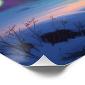 Aurora Brief M Poster | Kunst der Nordlichter (Ecke)