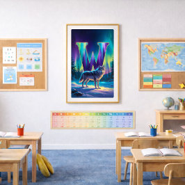 Aurora Brief W Poster | Kunst der Nordlichter