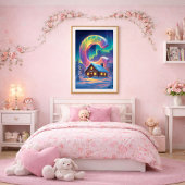 Aurora Buchstabe C Poster | Northern Lights Kunstp