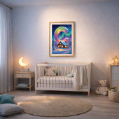 Aurora Buchstabe C Poster | Northern Lights Kunstp