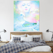 Aurora by Clive Henry pastel light Leinwanddruck (Insitu (Schlafzimmer))