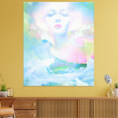 Aurora by Clive Henry pastel light Leinwanddruck (Insitu (Wohnzimmer))