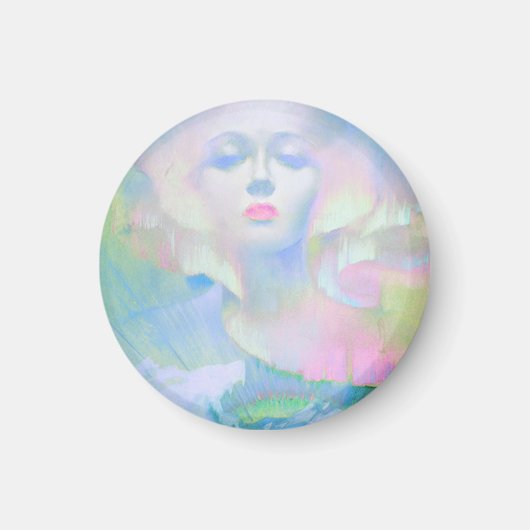Aurora by Clive Henry pastel light Magnet (Vorne)
