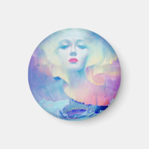 Aurora by Clive Henry pastel light Magnet