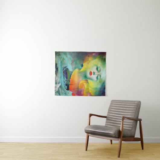 Aurora by Clive Henry vibrann Wandteppich (Beispiel (Horizontal))