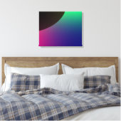 Aurora Canvas Print Leinwanddruck (Insitu (Schlafzimmer))
