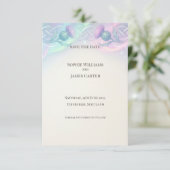 Aurora Celtic Distel Save-The-Date-Karte Save The Date (Stehend Vorderseite)
