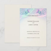 Aurora Celtic Distel Save-The-Date-Karte Save The Date (Vorne/Hinten)