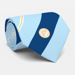 Aurora (Colorado) city flag Neck Tie Krawatte