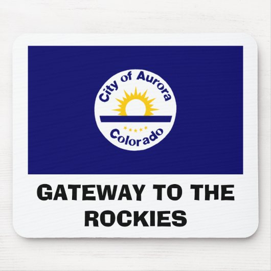 Aurora, Colorado-Flagge Mousepad (Vorne)