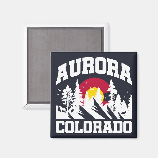 Aurora, Colorado Magnet (Vorderseite/Rückseite)