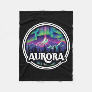 Aurora Colorado Rocky Mountains CO Skifahren Winte Fleecedecke