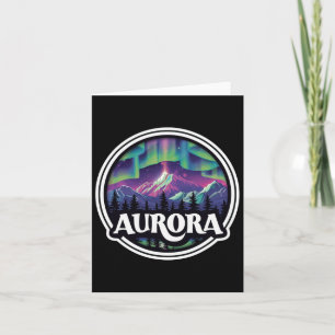 Aurora Colorado Rocky Mountains Co Skifahren Winte Karte