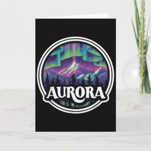 Aurora Colorado Rocky Mountains Co Skifahren Winte Karte
