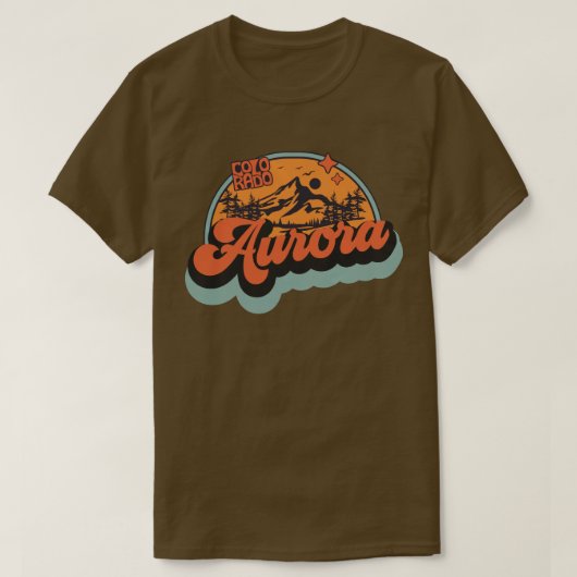 Aurora, Colorado T-Shirt (Design vorne)