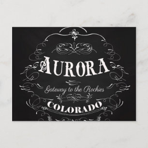 Aurora, Colorado - Tor zu den Rockies Postkarte