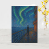 Aurora Cruise Christmas Karte (Gelbe Blume)