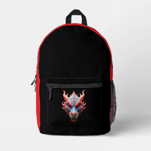 Aurora-Drachenmaske Bedruckter Rucksack