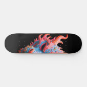 Aurora-Drachenmaske Skateboard (Horizontal)