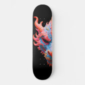 Aurora-Drachenmaske Skateboard (Vorderseite)
